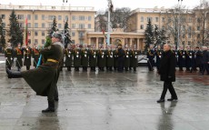 Мемлекет басшысы Жеңіс монументіне гүл шоғын қою рәсіміне қатысты